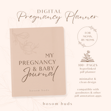 Load image into Gallery viewer, Bosom Buds Digital Pregnancy and Baby Journal